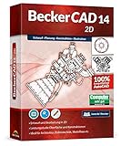 BeckerCAD 14 - 2D CAD-Software und Zeichenprogramm für Architektur, Maschinenbau,...