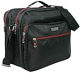 BAG STREET - Arbeitstasche für Männer - Flugbegleiter - Herrentasche - Nylon (Schwarz)