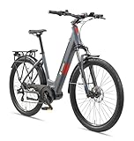 TELEFUNKEN SUV E-Bike 27,5 Zoll für Damen & Herren | Pedelec mit Mittelmotor & 468Wh Akku...
