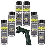 Steinschlagschutz UBS schwarz 6 x 500 ml Spray Plus Haltegriff