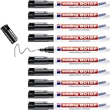 edding 8015 F Labormarkierer - schwarz - 1 Stift - Rundspitze 0,75 mm - ideal für extra...