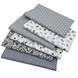 aufodara 6 Stück 50 x 80 cm Baumwollstoff Stoffpakete Groß Patchwork Stoffe...