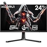 KOORUI Monitor 24 Zoll, Full-HD Gaming Monitor PC Bildschirm VA 1ms 165Hz Monitor, DCI-P3...