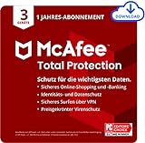 McAfee Total Protection 2022 | 3 Geräte | Virenschutz- und...
