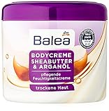 Balea Bodycreme Sheabutter mit wertvollem Arganöl für Trockenne Haut (500ml)