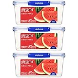Sistema KLIP IT PLUS Frischhaltedosen Set, 3,35 l, auslaufsichere, stapelbare...