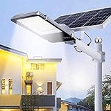 Solar Straßenlaterne mit Bewegungssensor Fernbedienung 200W 300W 600W 800W 1200W IP65...