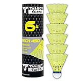 Talbot-Torro® Badminton Ball Tech 450, 6er Dose, Farbe: Gelb, Geschwindigkeit:...