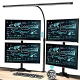 EYOCEAN Schreibtischlampe LED, 24W 80CM Tischlampe mit Gestensteuerung, Dimmbare...