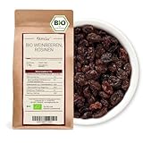 Kamelur 1kg dunkle BIO Rosinen ungeschwefelt - aromatische Weinbeeren schonend getrocknet...