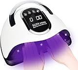 UV LED Lampe für Nägel, 280W Nageltrockner Schnelltrocknendes Nagelhärtungslicht mit 66...