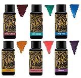 Diamine - 30 ml Füllfederhalter-Tinte – Farbrad – 6 x Flaschen – Writers Blood,...