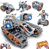 INSOON 5 in 1 Technik Ferngesteuert Bauspielzeug mit LED Licht, App &...