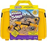 Kinetic Sand Baustellen Koffer - mit 907 g magischem Schweden,...