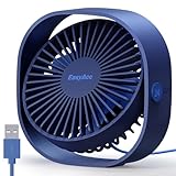 EasyAcc USB Ventilator, Mini Ventilator, Leise USB Tischventilator mit 2 Jahre Garantie,...