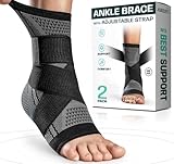 AREST (2er-Pack) Sprunggelenkbandage - Einstellbare Knöchelbandage - Bandage...