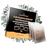 SCHÄDLINGSMEISTER® Eukalyptus Duftsäckchen - 3 Stück - Mottenschutz für...