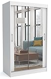 Brent - Kleiderschrank mit Schiebetüren Windsor David I 100x200x60 cm I mit...