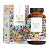 NATURTREU® GLÜCKSBOTE 5-HTP Komplex – 90 vegane Kapseln mit 100mg 5-HTP aus Griffonia,...