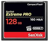 SanDisk Extreme Pro CompactFlash Speicherkarte 128 GB (UDMA7, 4K-UHD- und Full-HD-Videos,...