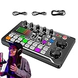 Live-Soundkarte mit DJ-Mixer-Effekten & Sprachwechsler –...