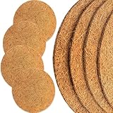Akuoly 40cm Kokosmatten Winterschutz für Pflanzen Kokos-Mulchscheibe für Topfpflanzen...
