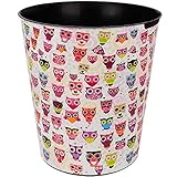 Papierkorb/Behälter - lustige Eulen - 10 Liter - wasserdicht - aus Kunststoff - Ø 28 cm...