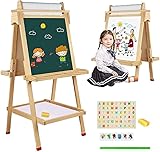 Kinder Staffelei Malerei Doppelseitige Tafel für Kinder mit Kreidetafel &...