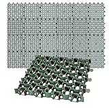 BigDean 24x Rasengitter Paddockplatte 50x50 cm Rasenmatten Rasenwaben Kiesgitter...