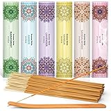 LA BELLEFÉE Räucherstäbchen Set 120 Sticks, 6 Boxen mit 6 Düfte - Sandelholz,...
