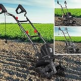BRAST® Motorhacke Gartenfräse Elektro | 1200-1500 Watt | 36-45cm Arbeitsbreite...