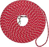 TRIXIE Welpenleine XXS–XS, 8 m ø 4 mm in rot - Trainingsleine für junge...
