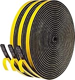 fowong 15m Dichtungsband für Türen Fenster 6mm(B) x3mm(D) Selbstklebendes...