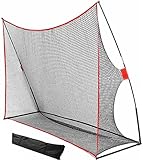 Golfnetz Übungsnetz Outdoor Set Golfübungsnetz 300 x 213 cm (10 x 7 ft), Golf Driving...