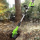 Akku-Bodenhacke 20V Gartenhacke Leichter Elektro-Bodenhacke Grubber Arbeitsbreite 10 cm...