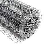 Wiltec Volierendraht 4-Eck mit 12x12mm Maschengröße, 5m Rolle mit 100cm Höhe, aus...