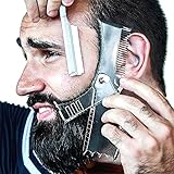 Bartformer-Schablone, Bartformwerkzeug, Styling-Kamm-Schablone für Ziegenbart,...