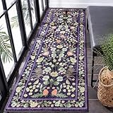 Rtizon Läufer für Schlafzimmer, 5 x 15 cm, rutschfest, waschbar, Hochflor-Teppich,...
