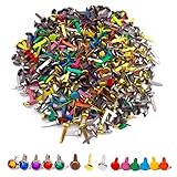 Mini Brads, Metall Musterklammern, für Karten, Scrapbooking，Gemischte Farben,...