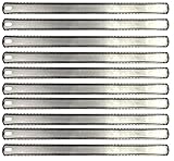 HERO Doppelseitiges Universalsägeblatt 10 Stück Metallsägeblatt Holzsägeblatt...