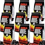 Deuba® 27 kg Grillbriketts 9 x 3 kg Holzkohle Grillkohle Holzkohlebriketts Holzkohlegrill...