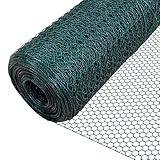 VOUNOT® Maschendrahtzaun Sechseckgeflecht, Drahtzaun Hasendraht Kaninchendraht...