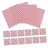 Gatuida 50 Blatt Backpapier Plaid Brotpapier Pergamentpapier Wiederverwendbar Kuchen...