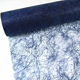 25m Sizoflor ® Original Tischband Tischläufer 20cm, Farbe:dunkelblau