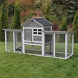Miweba MyAnimal Hasenstall MH-31 | 188x62x95 cm - Kaninchenstall mit Freilaufgehege -...