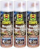 Compo Wespen Power-Spray, Inkl. Power-Düse, Sofort- und Langzeitwirkung, 3 x...