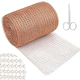 wiksite Reines Kupfernetz, 12.5 cm x 12 m, Kupfergeflecht, Schneckenzaun Kupfer,...