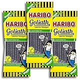 3 er Pack Haribo Goliath Lakritz-Stangen vegetarisch 3 x 125g