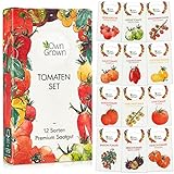 Tomaten Samen Set : 12 Sorten Tomatensamen Set für Garten und Balkon –...