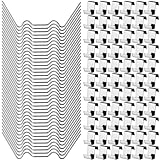 140-teilig Gewächshaus Klammern Edelstahl, Gewächshausklammern, Klammern für...